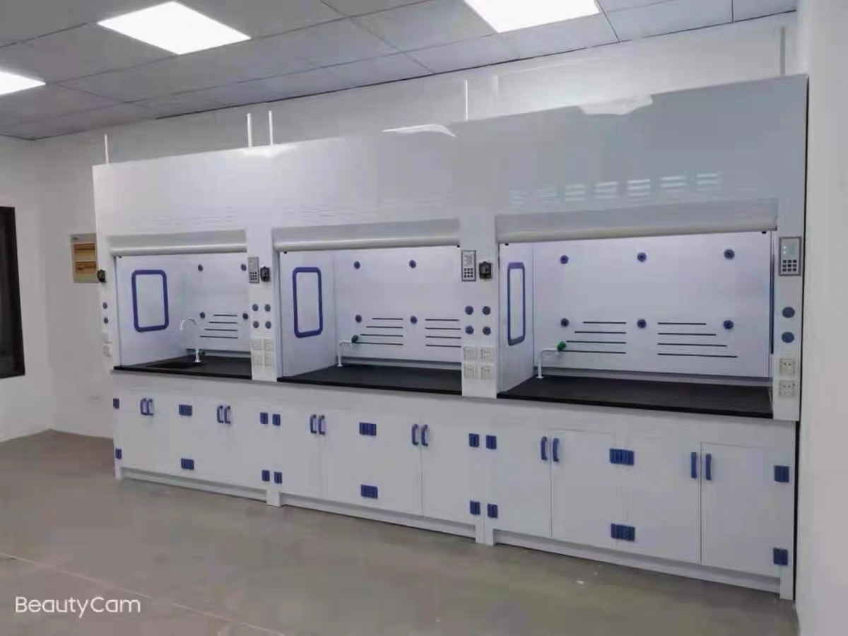 柯美嘉KMJ-1500PP材质VAV实验室智能通风柜耐高温耐酸碱-北京现货多台供应