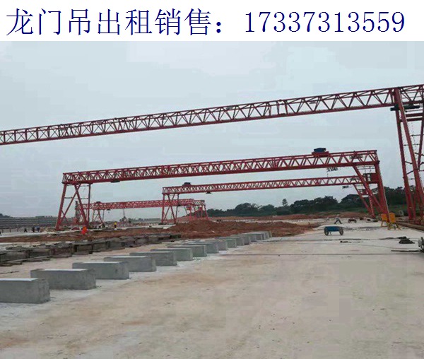 山东烟台龙门吊租赁公司 教您进行起重机的选型