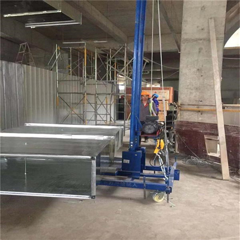千之万厂家直供 管道施工电动升降平台 风管安装机