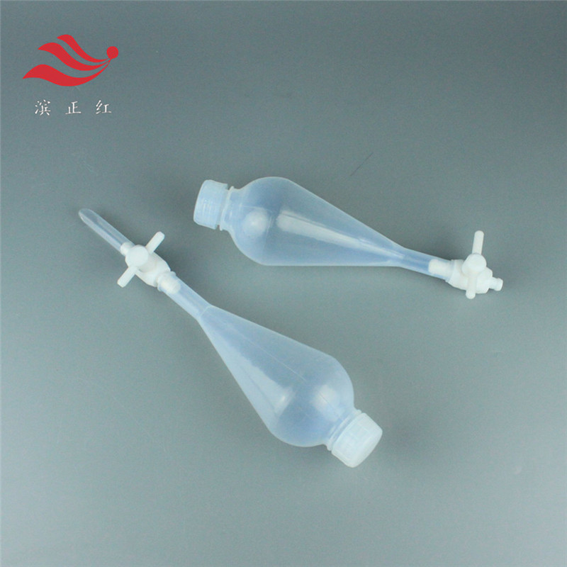 特氟龙pfa分液漏斗可焊接pfa阀门接头半透明方便观察