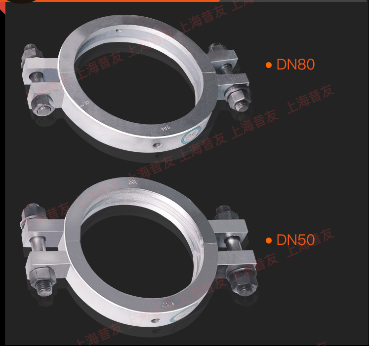 不锈钢直管卡具 注胶密封夹具 注胶式堵漏卡具 快速带压堵漏工具