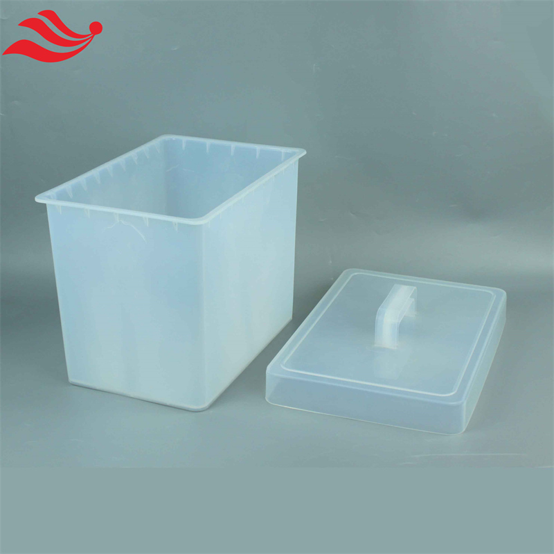 特氟龙PFA方槽耐电子级氢氟酸硅片清洗用可焊接各种配件