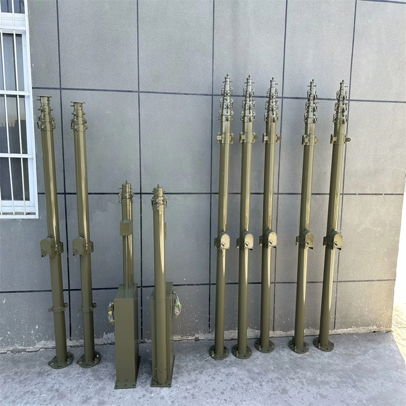 广场升降照明灯塔 机动式升降避雷针 30米升降避雷针塔