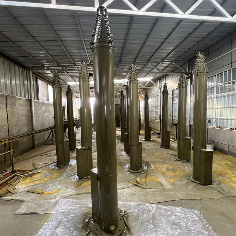 便捷式通讯升降塔 GH-1独立接闪杆塔 强韧性接闪器