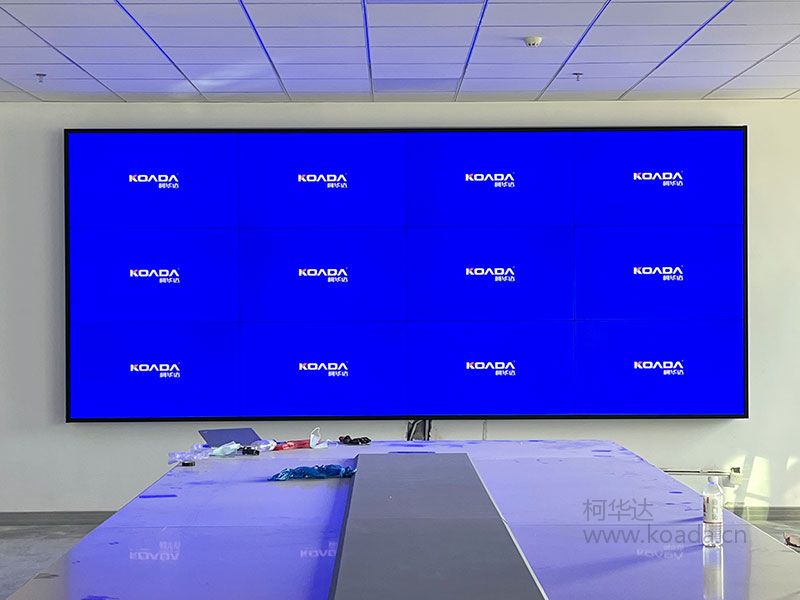 柯华达液晶拼接屏无缝LED高清电视墙安防监控视频会议室直播间广告显示屏大屏幕4K显示器