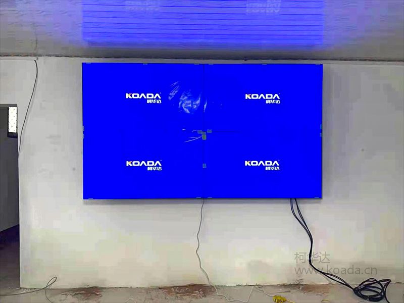柯华达济南液晶拼接屏无缝大屏幕LED电视墙4K高清显示器直播间背景会议室监控安防商场企业展厅