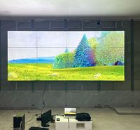 山东青岛高清液晶拼接屏大屏幕室内会议室超大显示器