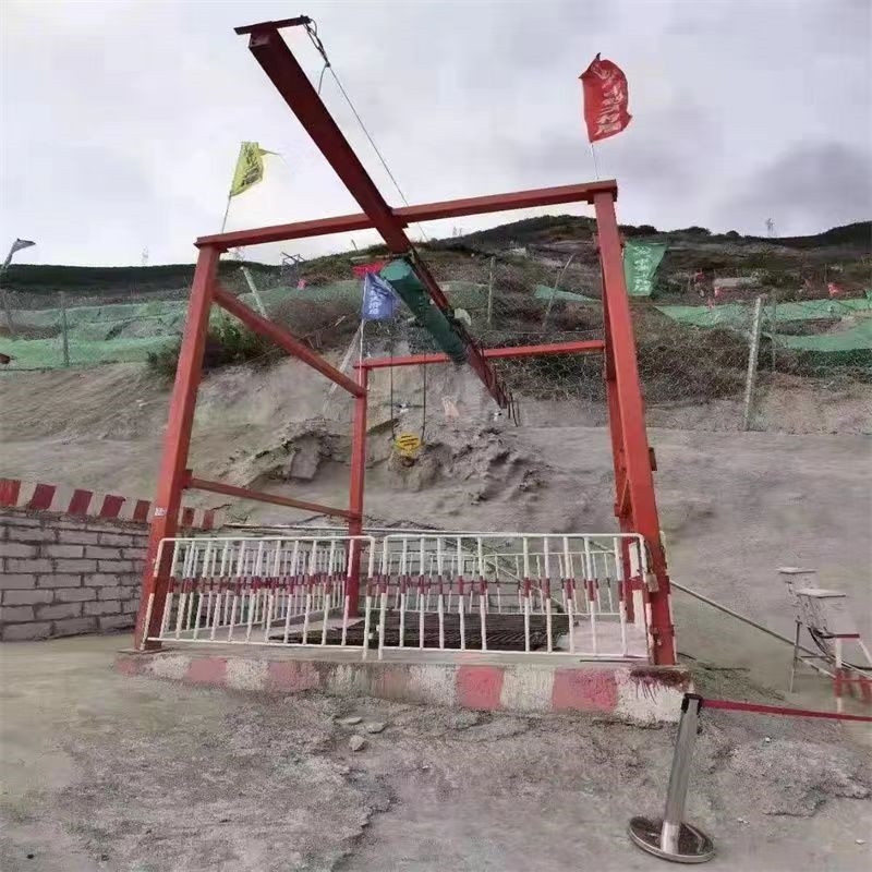建筑提升机/人工挖孔桩方桩吊机/建筑工地挖桩上料机/移动打孔/鸡公吊哈儿机