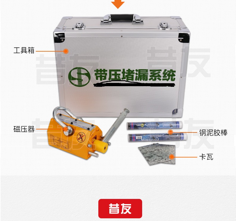 磁压式堵漏工具 管道槽车立卧罐等储运设备的堵漏 昔友电磁式堵漏工具
