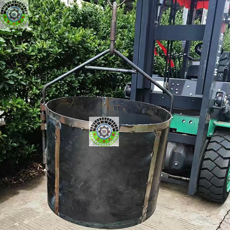 机械人工挖桩哈儿吊机挖桩专用桶吊沙桶挖桩吊桶专用建筑搅拌