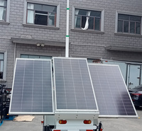 太阳能移动照明灯塔 LED应急升降泛光工作灯 矿山作业灯
