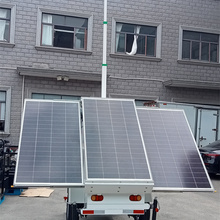 太阳能移动照明灯塔 LED应急升降泛光工作灯 矿山作业灯