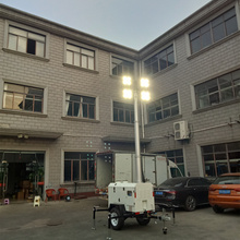 拖车式移动照明灯塔，自动升降工作灯，大功率应急照明装置
