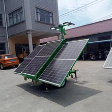 移动式太阳能照明灯塔 ，光伏储能发电照明灯组 自动升降工作灯