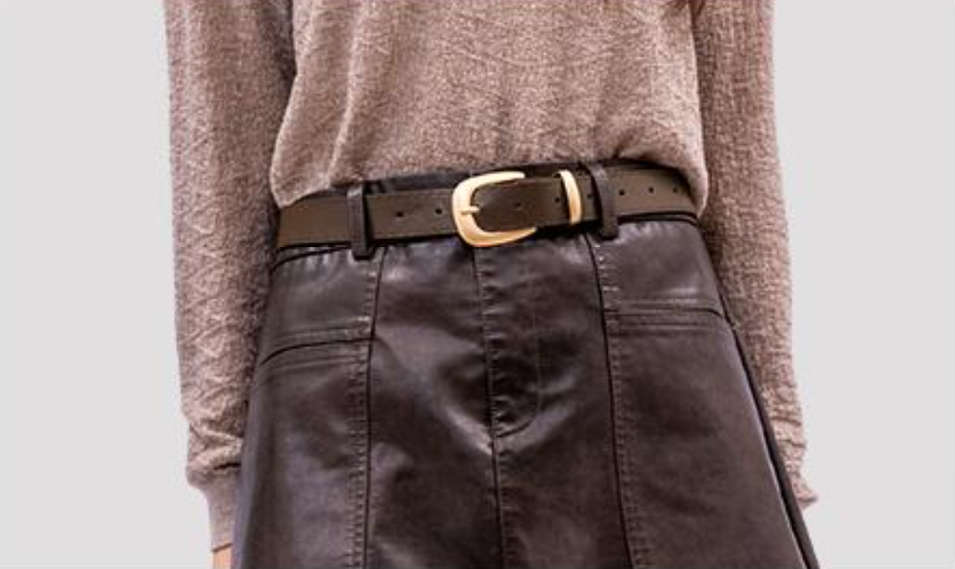 温碧霞代言IRENENA服装品牌时尚显瘦半身裙百搭高腰短皮裙