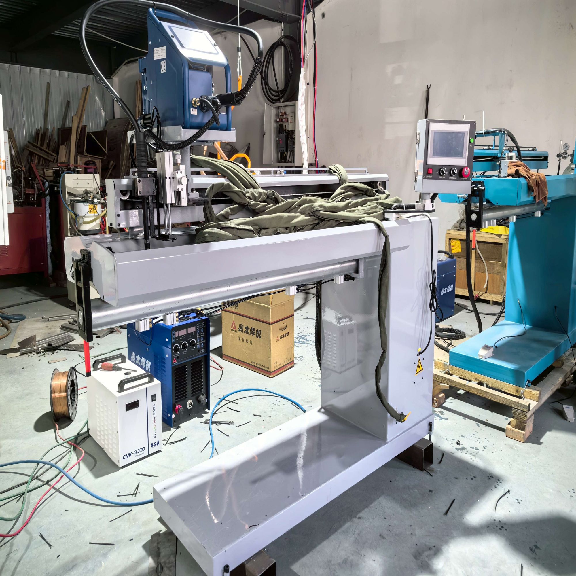 咏旭牌zf系列全自动氩弧焊直缝焊机