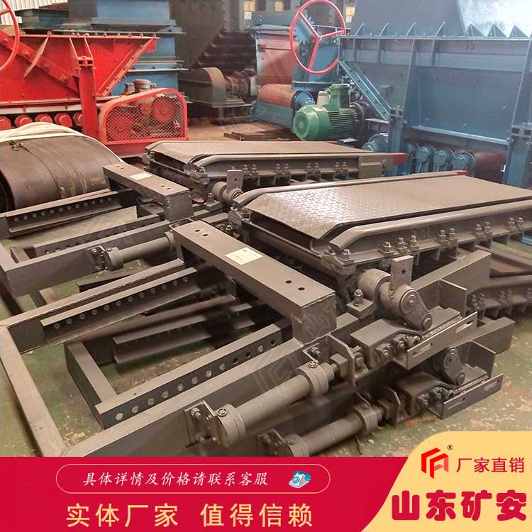 YXD-1/3摇台不错位，使矿车、推车机顺利进出罐笼