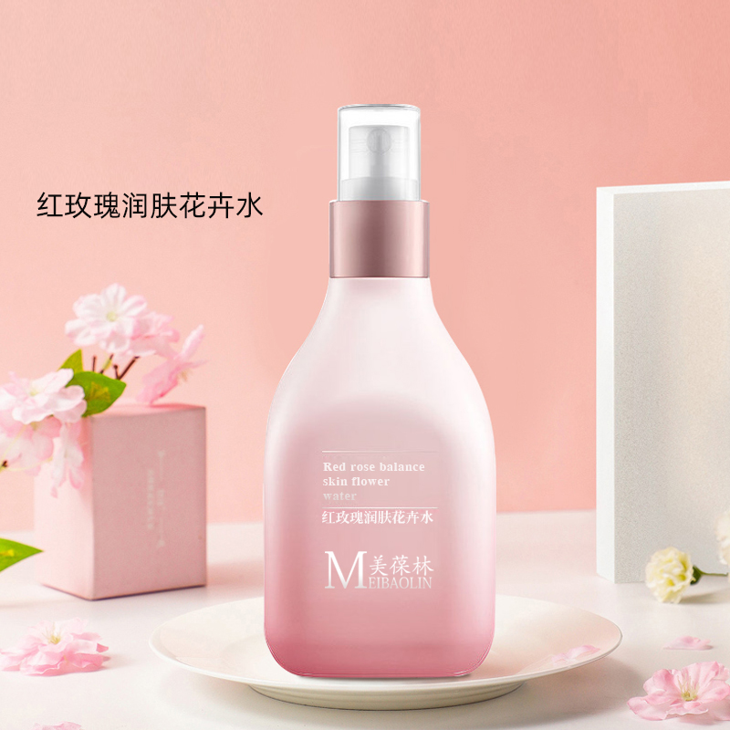 红玫瑰衡肤花卉水代加工护肤品小批量定制