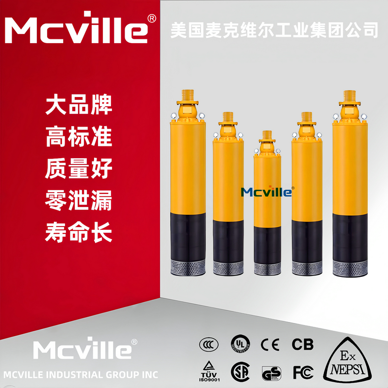 进口下吸式内装矿用排污泵