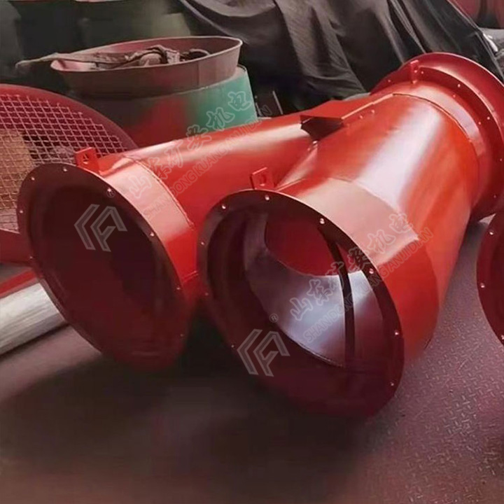 矿用通风机分风器 防逆流装置 