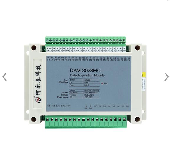 485开关量8路DI输入 8路C型信号继电器输出模块DAM-3028MC