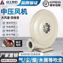 岭工中压鼓风机气模拱门充气抽吸木工粉尘大功率离心式锅炉送风机