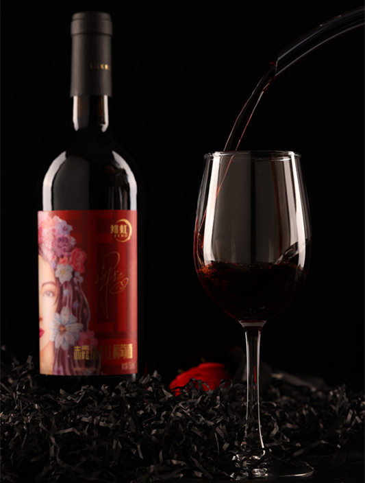翁虹代言红酒品牌绯虹丝路酒庄赤霞珠干红葡萄酒750ml
