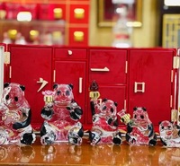 工艺品定制酒瓶-利汇丰定制熊猫手工艺术品酒瓶定制