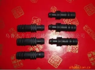 滴灌管直通 塑料 黑色 其他管件 乌鲁木齐吉润园林绿化灌溉供应