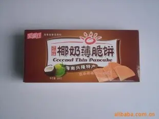 至盛行160G芝麻味椰奶薄脆饼 其他休闲食品 北京椰树食品饮料供应