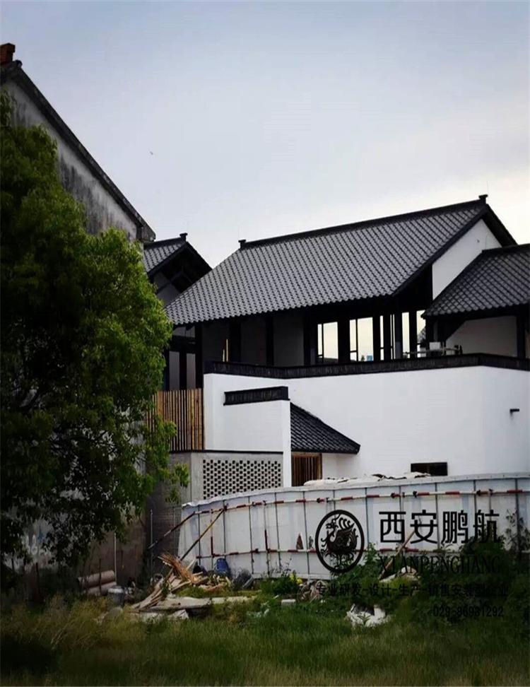 日本瓦门楼屋檐瓦仿古日式料理门头 j瓦金属防锈铝寿命长自重轻