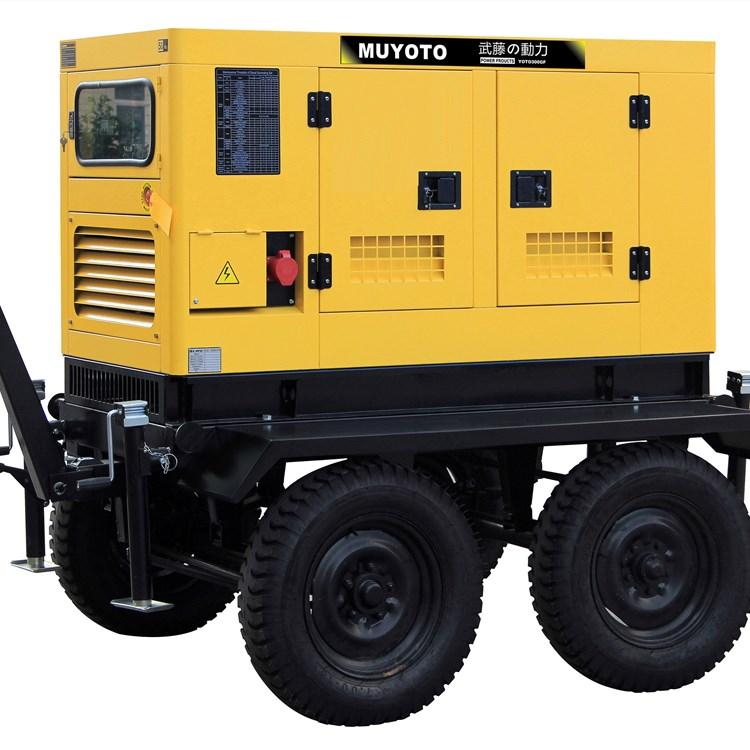 400kw车轮式大功率柴油发电机油耗